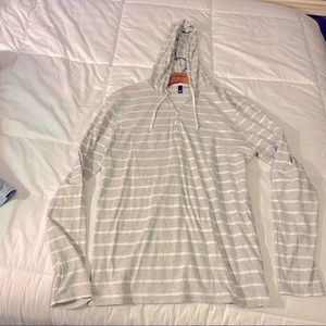 Striped Pullover Hoodie
